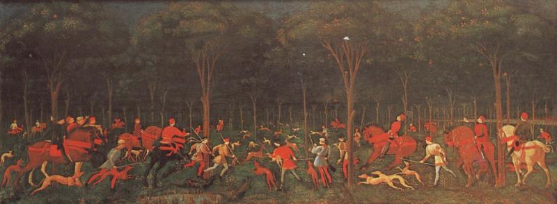 unknow artist The Hunt of all 15th-century Germany oil painting art